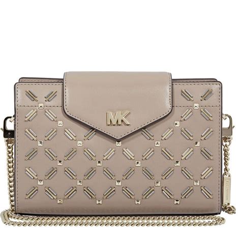 michael michael kors crossbodies wallt portemonnee truffle|Leather Tri.